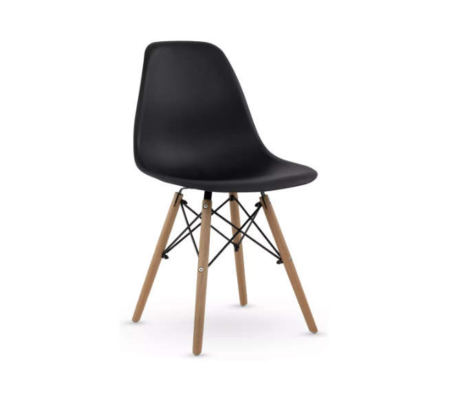 Foto 2 pulgar | Silla Xtellar Para Comedor/negocio Moderna Minimalista Color Negro