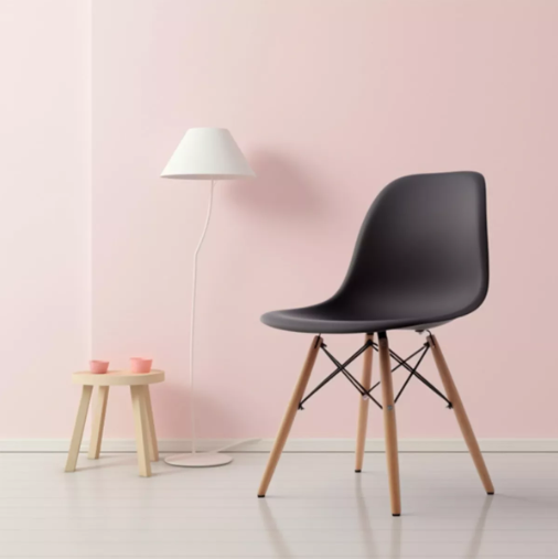 Foto 4 pulgar | Silla Xtellar Para Comedor/negocio Moderna Minimalista Color Negro