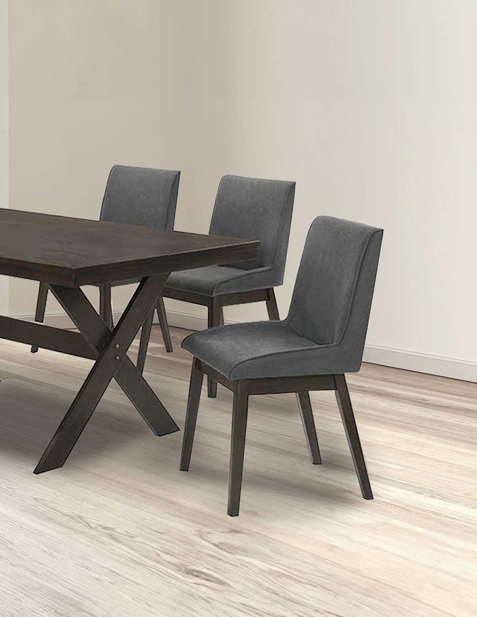 Set De 2 Sillas Comedor Mobi Santiago Chocolate