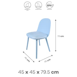 Foto 2 | Silla Ergonómica Azul Pc022