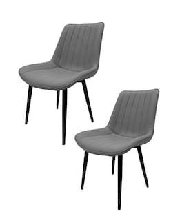 Foto 2 | Set De 2 Sillas Para Comedor Mobi Ava Gris
