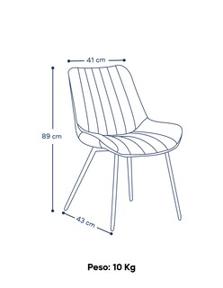 Foto 4 | Set De 2 Sillas Para Comedor Mobi Ava Gris