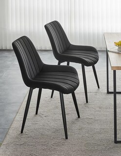 Foto 1 | Set De 2 Sillas Para Comedor Mobi Ava Negro