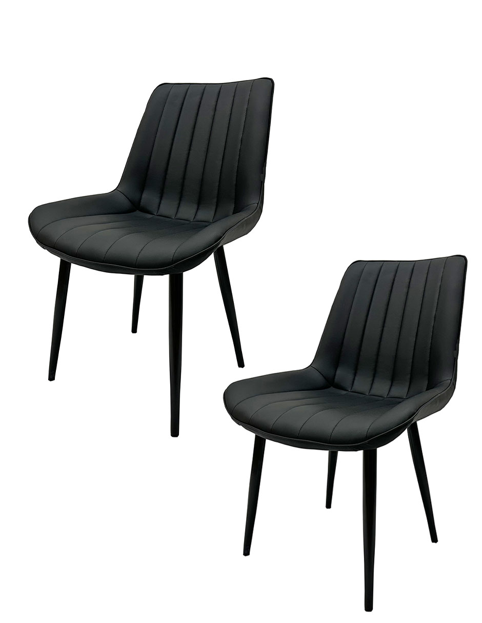 Foto 3 | Set De 2 Sillas Para Comedor Mobi Ava Negro