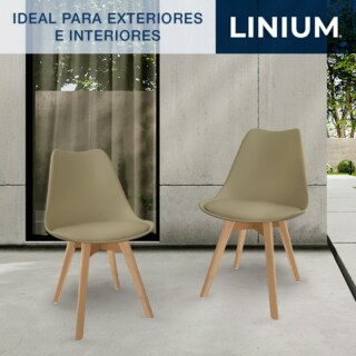 Foto 8 | Silla Tulip Minimalista Moderna Comedor Acolchonada Color Moka