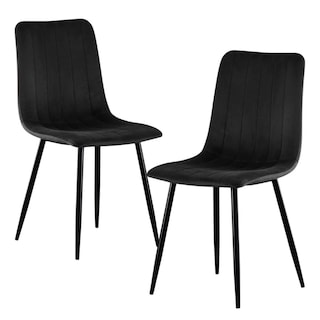 Foto 1 | Set 2 Sillas Comedor Velvet Tapizada Terciopelo Sala Eames