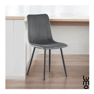 Foto 3 | Set 2 Sillas Comedor Velvet Tapizada Terciopelo Sala Eames