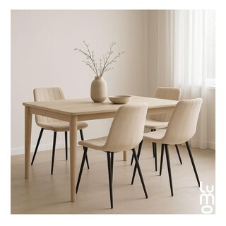 Foto 5 | Set 2 Sillas Comedor Velvet Tapizada Terciopelo Sala Eames