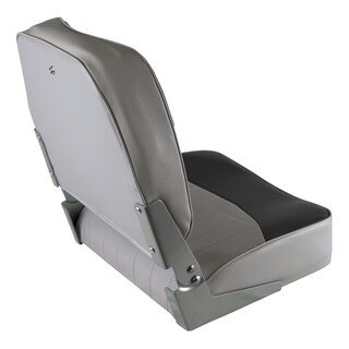 Foto 2 | Asiento De Barco Wise 8wd734pls-664 Estándar Con Respaldo Bajo Gris Y Carbón - Venta Internacional.