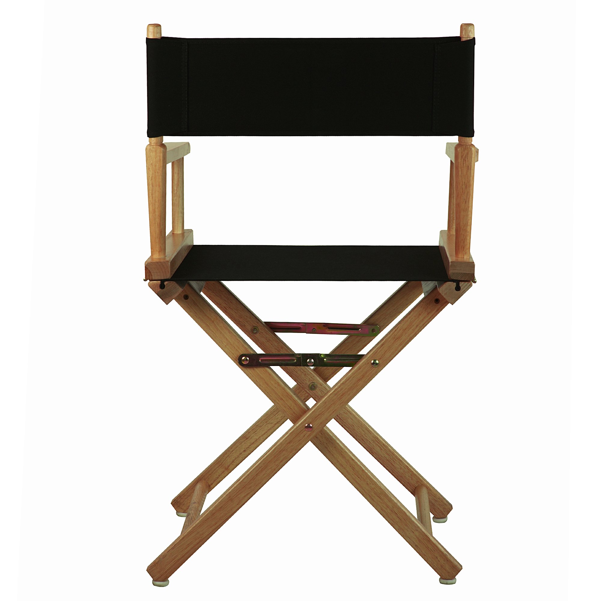 Foto 4 pulgar | Silla Casual Home Director's 18 Con Estructura Natural De Lona Negra - Venta Internacional.