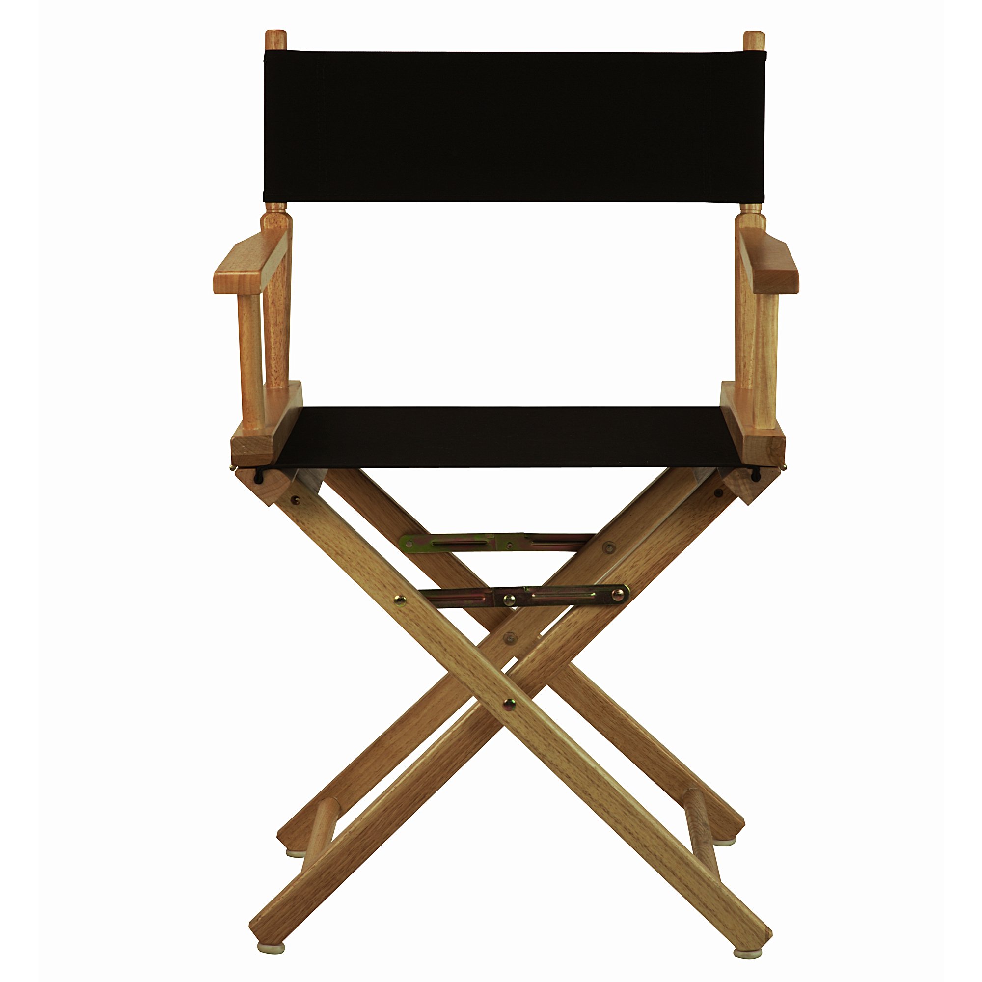 Foto 5 | Silla Casual Home Director's 18 Con Estructura Natural De Lona Negra - Venta Internacional.