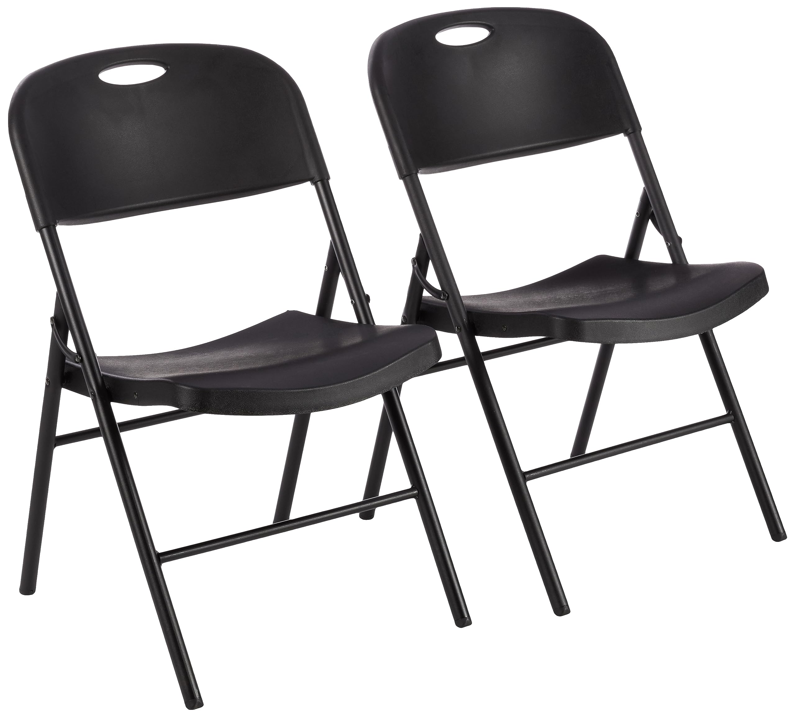 Foto 1 | Silla Plegable De Plástico Amazon Basics, Capacidad De 350 Libras, Paquete De 2 - Venta Internacional.