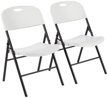 Foto 1 | Silla Plegable Amazon Basics, Portátil, Plegable, De Plástico, Paquete De 2 - Venta Internacional.