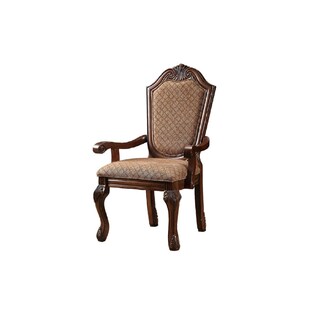 Foto 1 | Silla Arm Sillón Acme Arm De Tela Y Acabado En Cerezo - Venta Internacional.