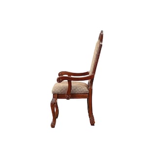 Foto 3 | Silla Arm Sillón Acme Arm De Tela Y Acabado En Cerezo - Venta Internacional.