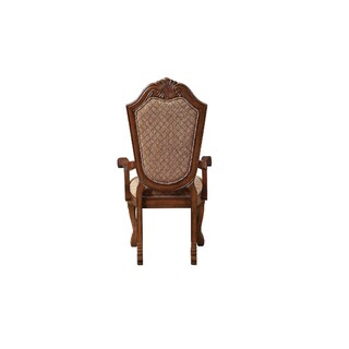 Foto 4 | Silla Arm Sillón Acme Arm De Tela Y Acabado En Cerezo - Venta Internacional.