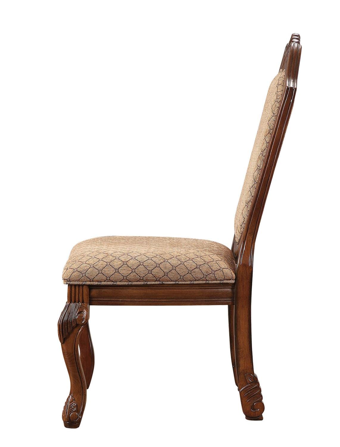 Foto 3 | Silla Auxiliar Chateau De Ville De Acme Furniture, Juego De 2 Unidades De Tela - Venta Internacional.