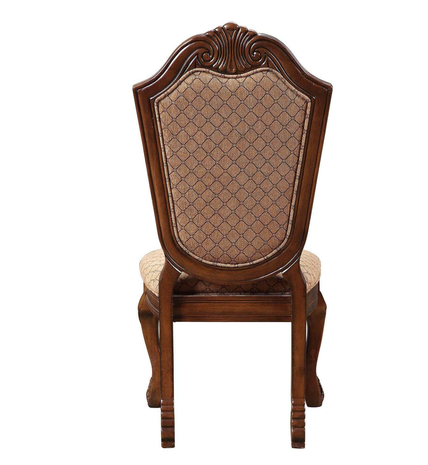 Foto 4 | Silla Auxiliar Chateau De Ville De Acme Furniture, Juego De 2 Unidades De Tela - Venta Internacional.