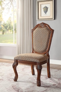 Foto 5 | Silla Auxiliar Chateau De Ville De Acme Furniture, Juego De 2 Unidades De Tela - Venta Internacional.