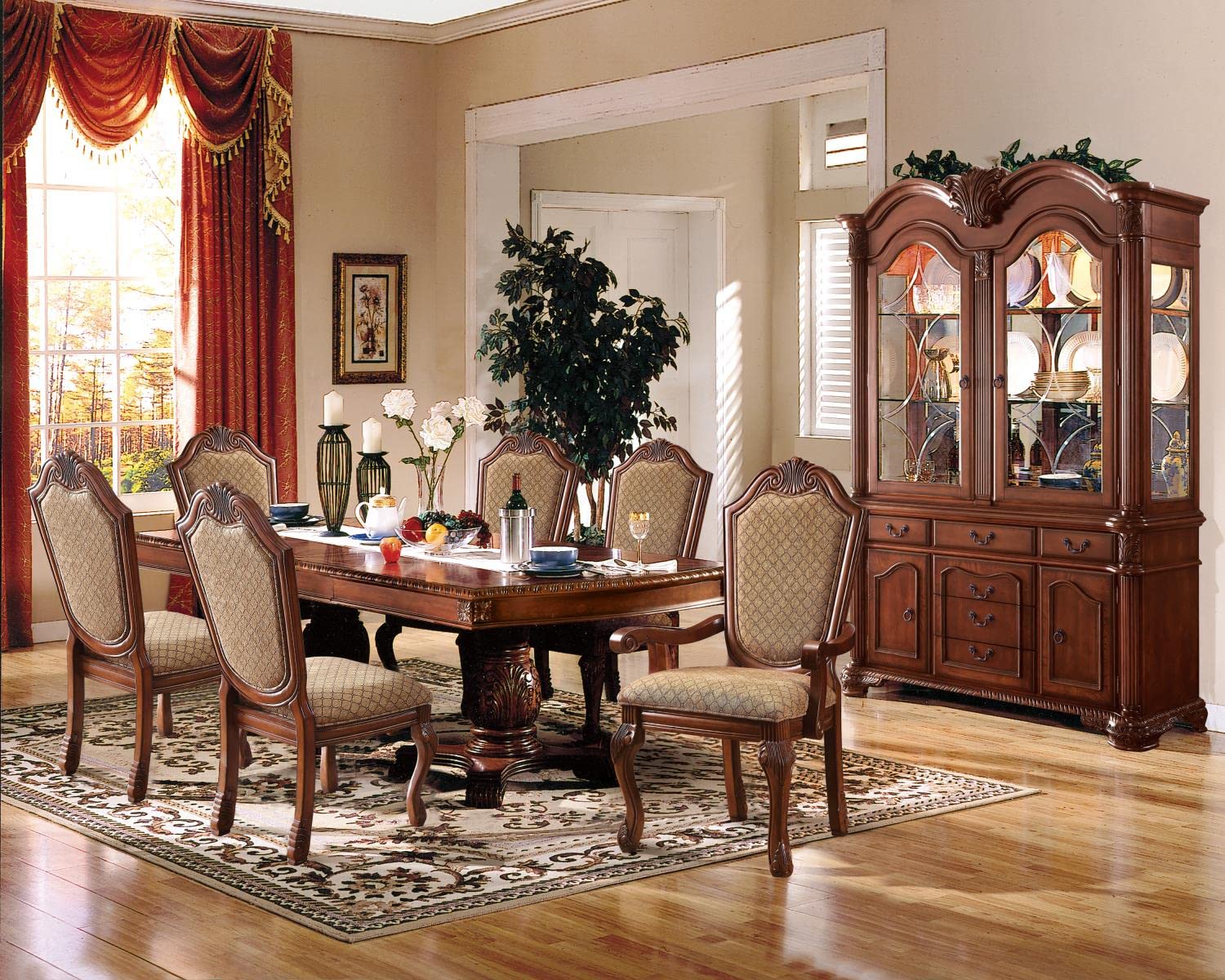 Foto 6 | Silla Auxiliar Chateau De Ville De Acme Furniture, Juego De 2 Unidades De Tela - Venta Internacional.