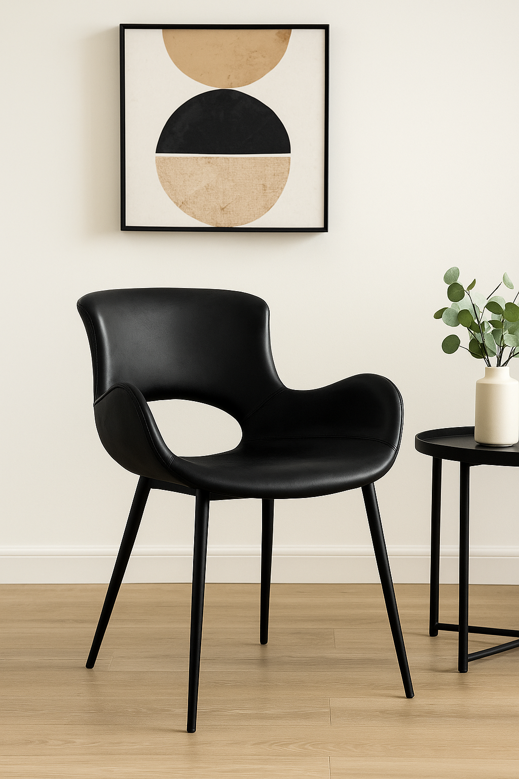 Foto 4 pulgar | Silla Nora Negra