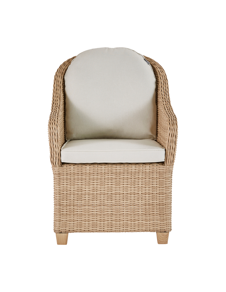 Foto 2 | Naterial Sillón Tipo Ratán Con Cojín Y Descansabrazos Aptos Para Exterior, Modelo Medena