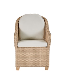 Foto 2 | Naterial Sillón Tipo Ratán Con Cojín Y Descansabrazos Aptos Para Exterior, Modelo Medena