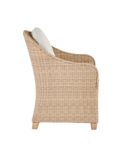 Foto 3 | Naterial Sillón Tipo Ratán Con Cojín Y Descansabrazos Aptos Para Exterior, Modelo Medena