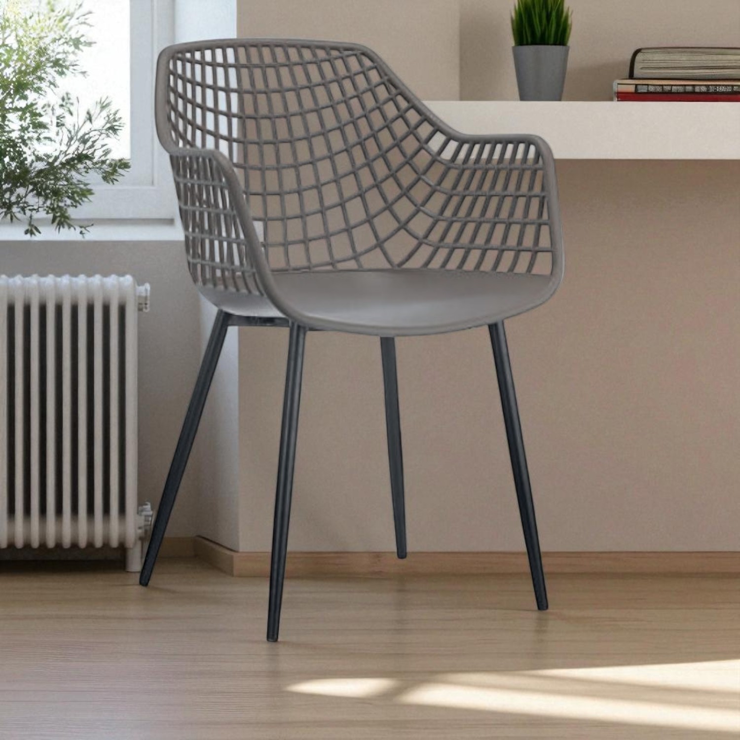 Foto 4 pulgar | Silla Ocasional Vania Gris