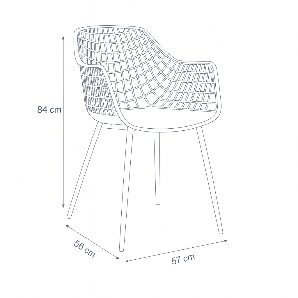 Foto 5 pulgar | Silla Ocasional Vania Gris