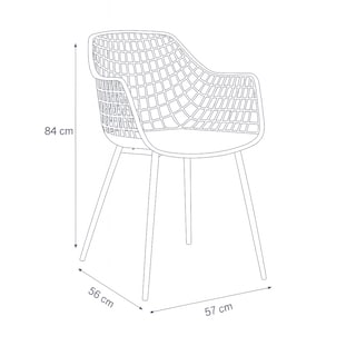 Foto 4 | Silla Ocasional Vania Gris