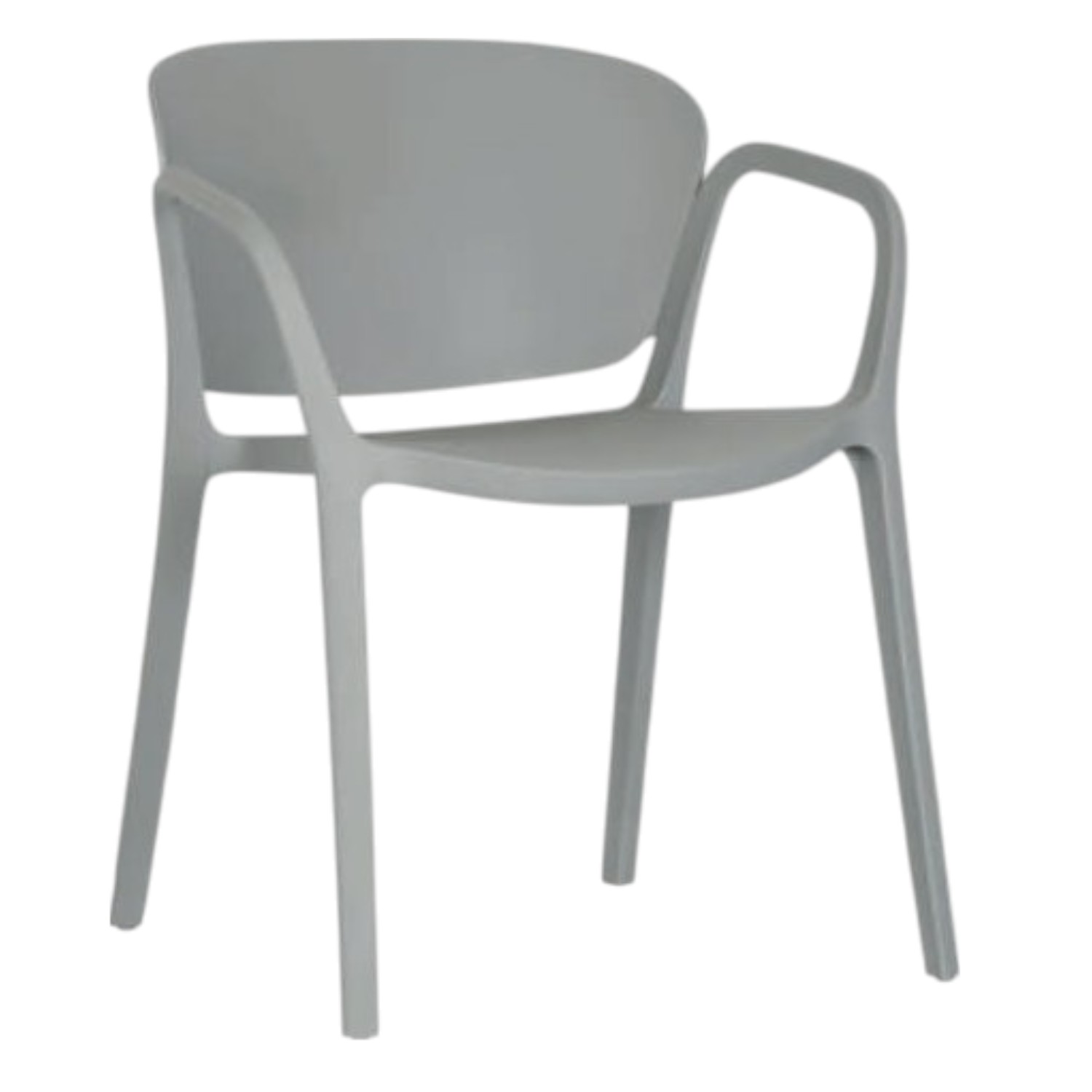Silla Anita Gris Pvc