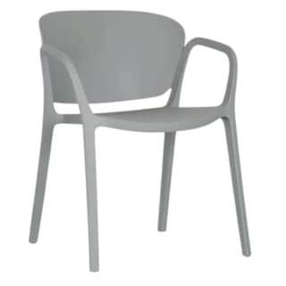 Foto 1 | Silla Anita Gris Pvc