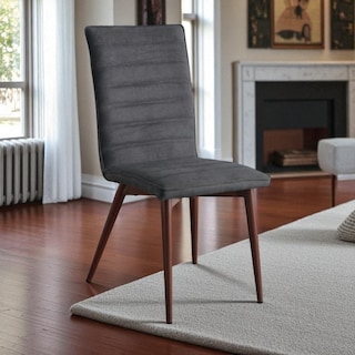 Foto 3 | Silla Edy Tela Gris Metal/madera
