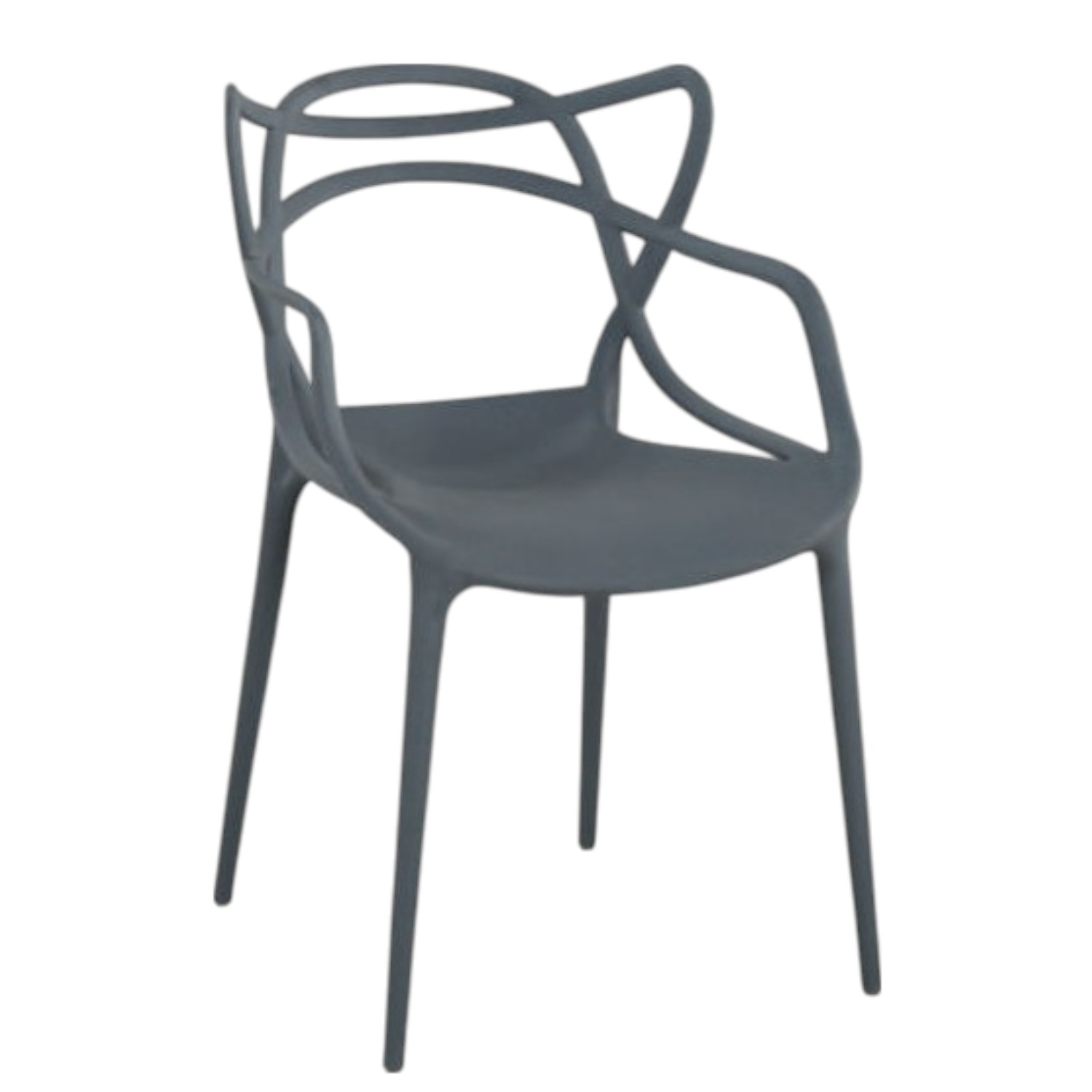Silla de Pvc Terzetto Gris