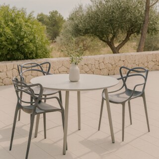 Foto 5 | Silla de Pvc Terzetto Gris