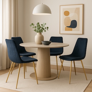Foto 3 | Silla Yesara Velvet Gris Diseño Gold