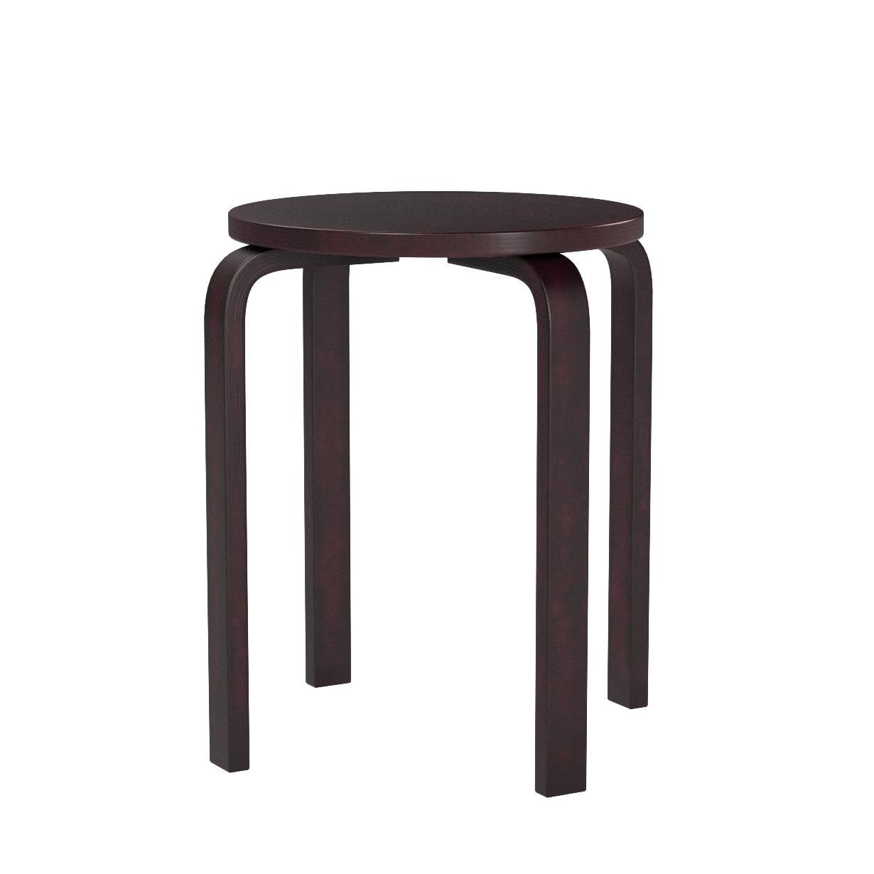 Foto 5 pulgar | Juego De 4 Taburetes Apilables De Madera Curvada Costway  46 Cm De Altura - Venta Internacional.