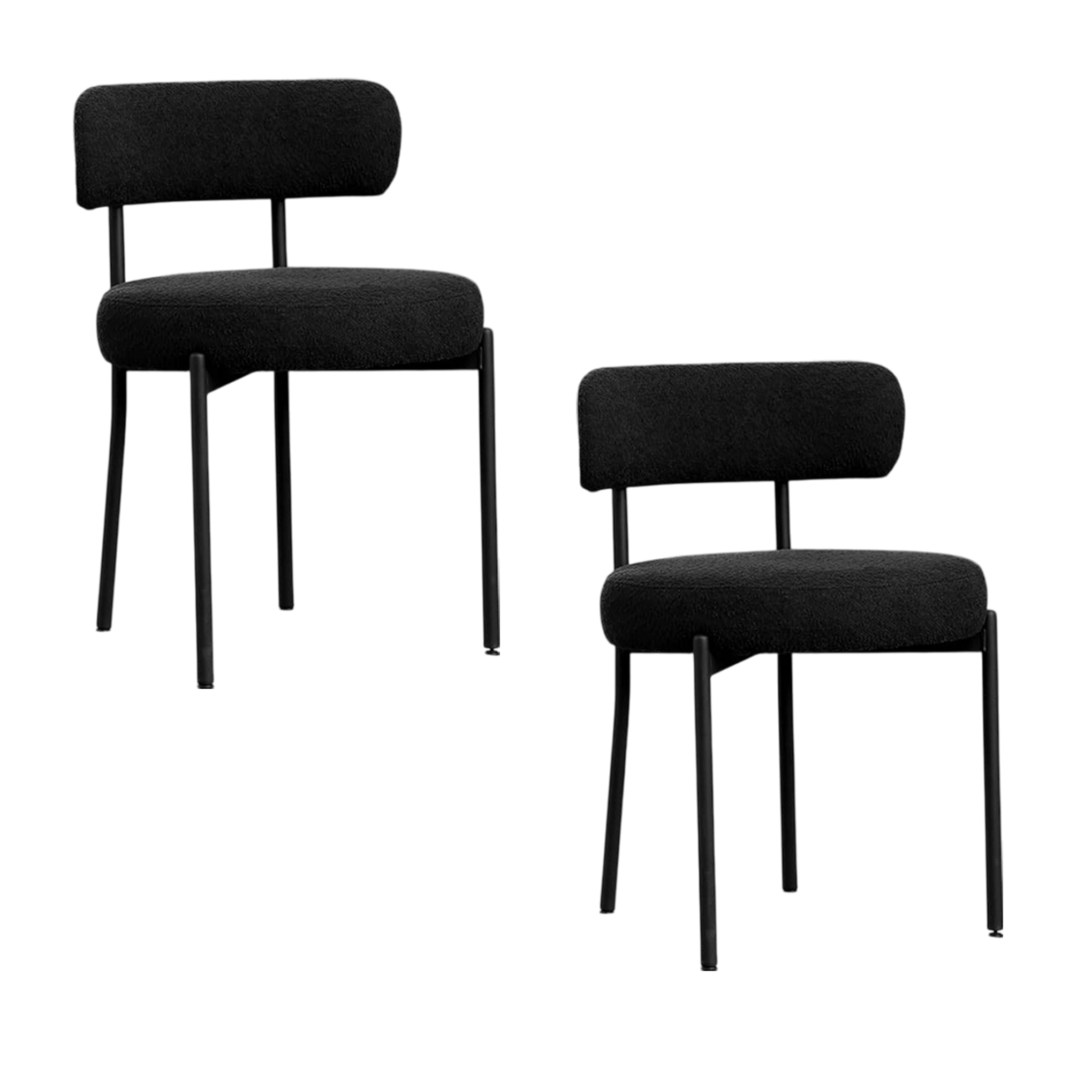 Ser De Sillas Vintage Modena  Negro