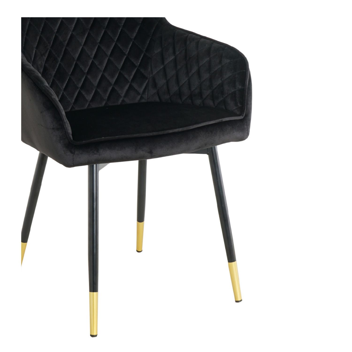 Foto 3 pulgar | Silla Ivana Velvet Negro