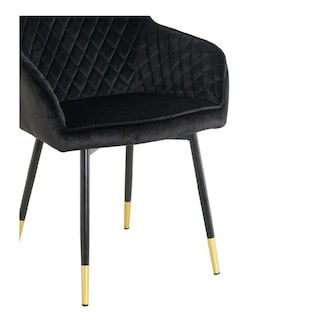Foto 2 | Silla Ivana Velvet Negro