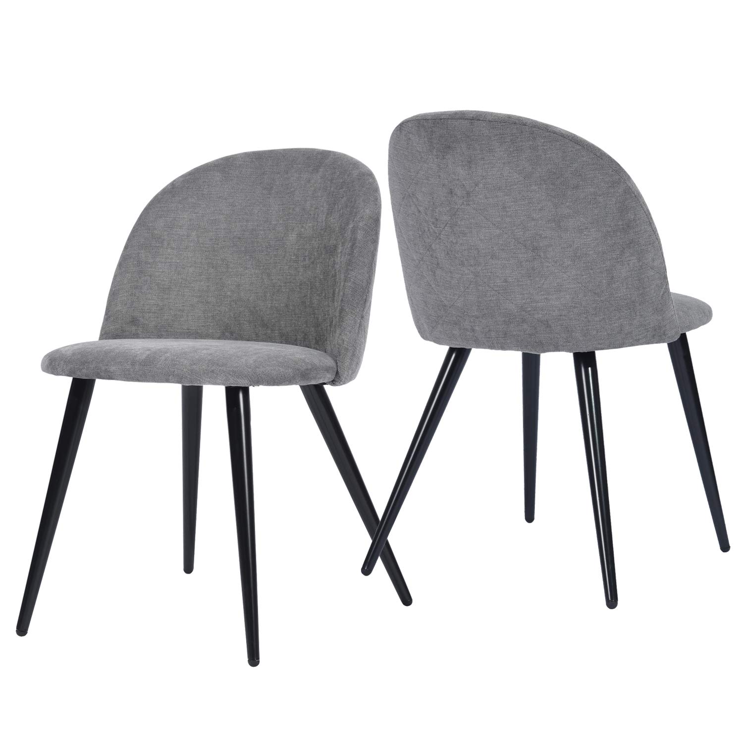 Foto 1 | Silla De Comedor Furniturer Zomba Gris 48 X 48 X 77 Cm