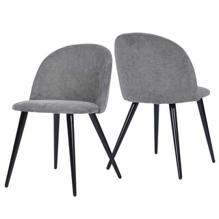 Foto 1 | Silla De Comedor Furniturer Zomba Gris 48 X 48 X 77 Cm