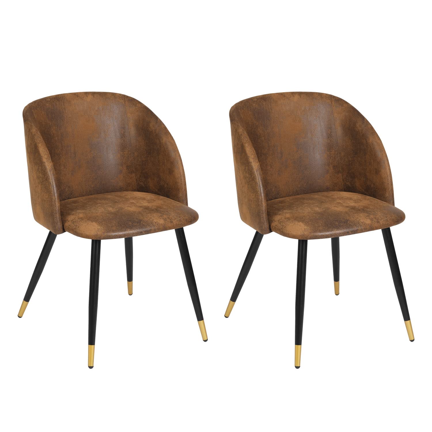 Foto 2 pulgar | Silla De Comedor Furniturer Ynez Marrón 48 X 54 X 81 Cm