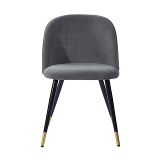 Foto 5 | Silla De Comedor Furniturer Zomba Gris 48 X 45.5 X 78 Cm