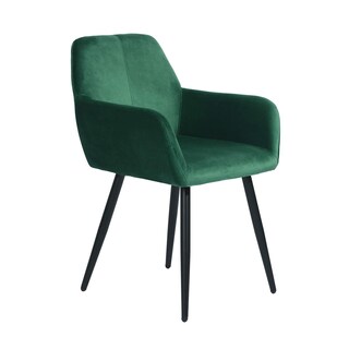 Foto 5 | Set De 2 Sillas De Comedor Furniturer Lyanco Verde 55 X 44.5 X 76.5 Cm