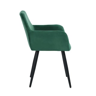 Foto 8 | Set De 2 Sillas De Comedor Furniturer Lyanco Verde 55 X 44.5 X 76.5 Cm