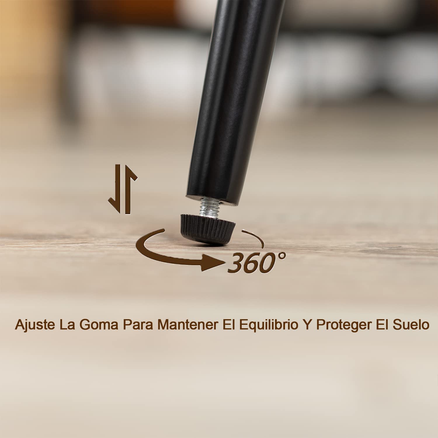 Foto 8 pulgar | Juego de 2 Sillas de Comedor Furniturer Doncic Cafés