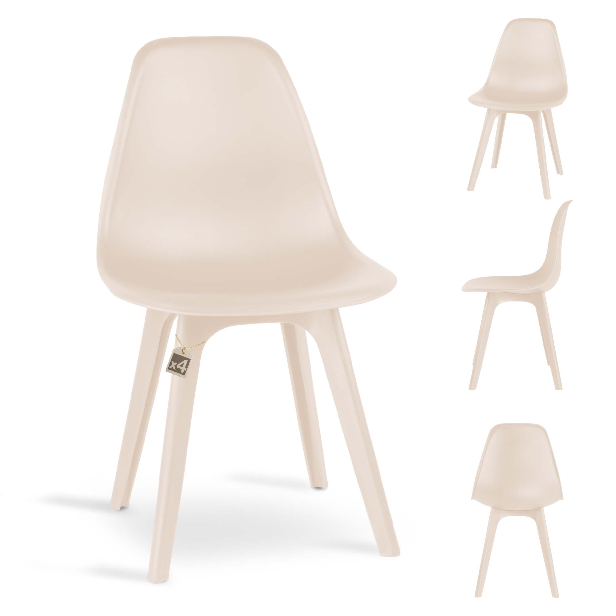 Foto 5 | Magma Life Sillas Altair Para Comedor | Juego De 4 Con Diseño Moderno Y Colores Vibrantes  Resistentes Y Elegantes