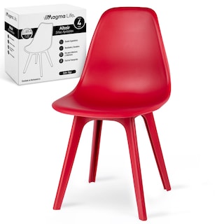 Foto 1 | Magma Life Sillas Altair Para Comedor | Juego De 4 Con Diseño Moderno Y Colores Vibrantes Resistentes Y Elegantes